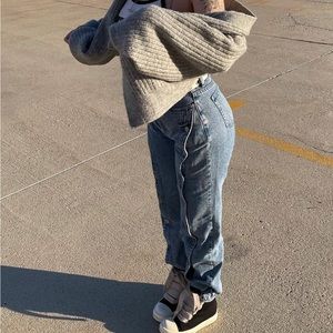 Dollskill front button down boyfriend jeans